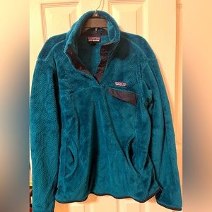 Dark teal Patagonia snap-up jacket!